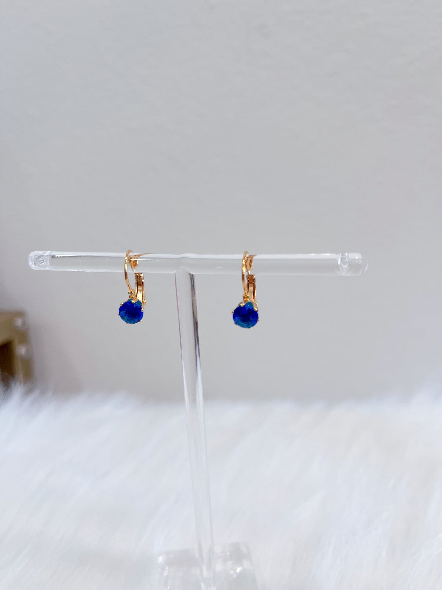 Kids Clasp Gem Earrings