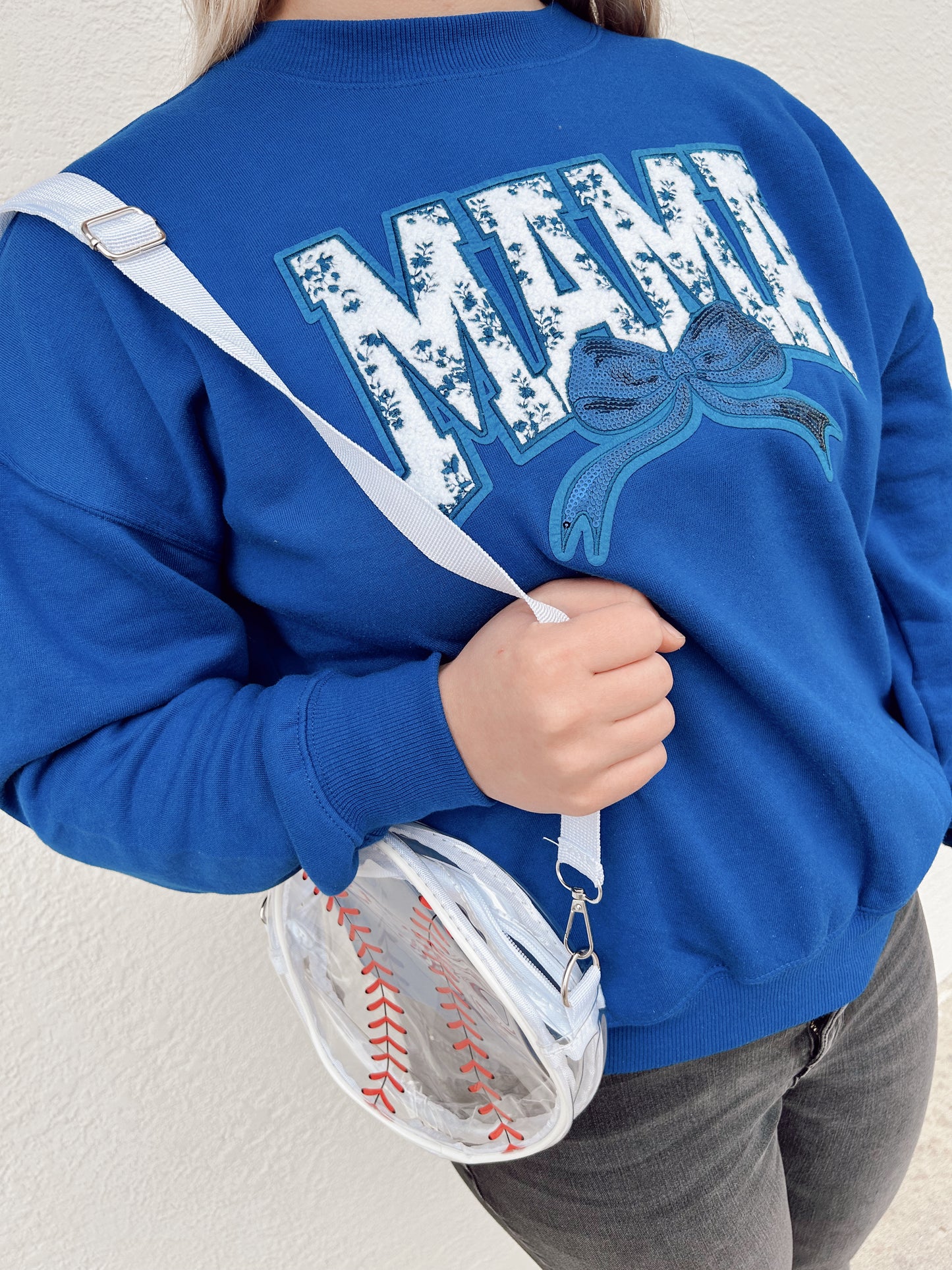 Clear Baseball Crossbody