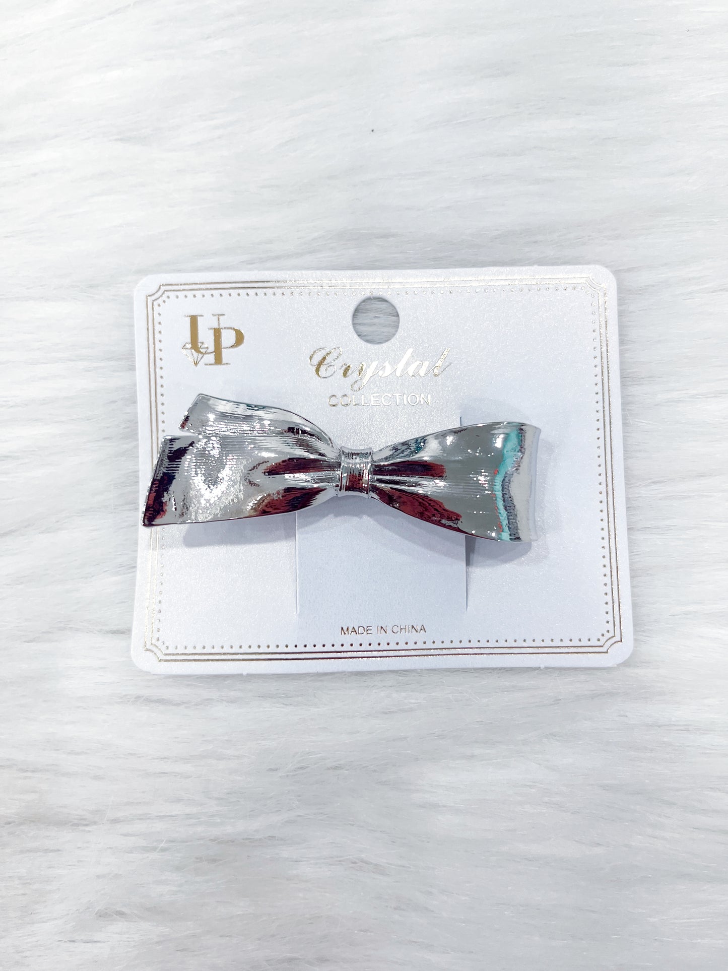 Small Metal Bow Barrette