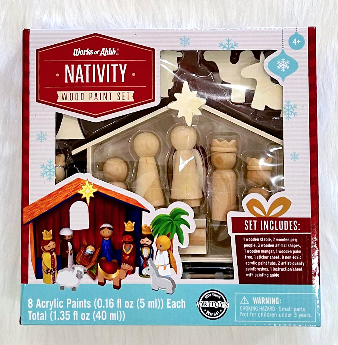 Nativity Wood Paint Set