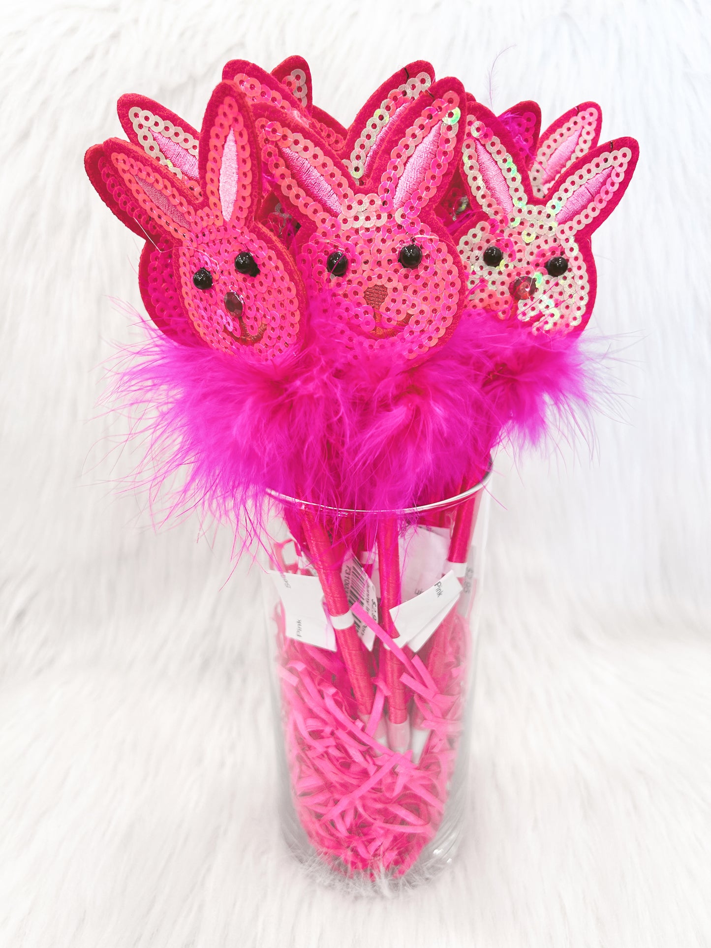 Sequin Bunny Ink Pen