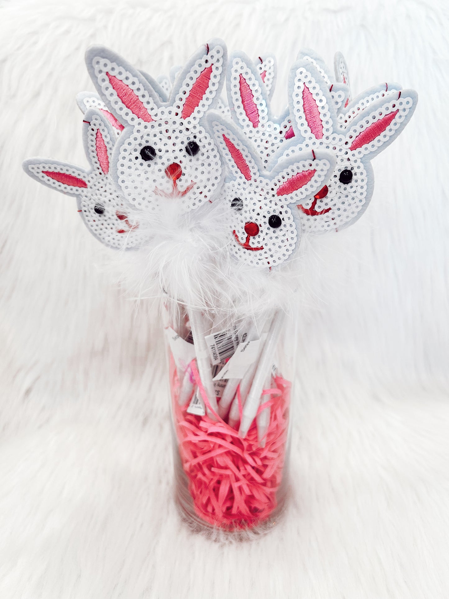 Sequin Bunny Ink Pen