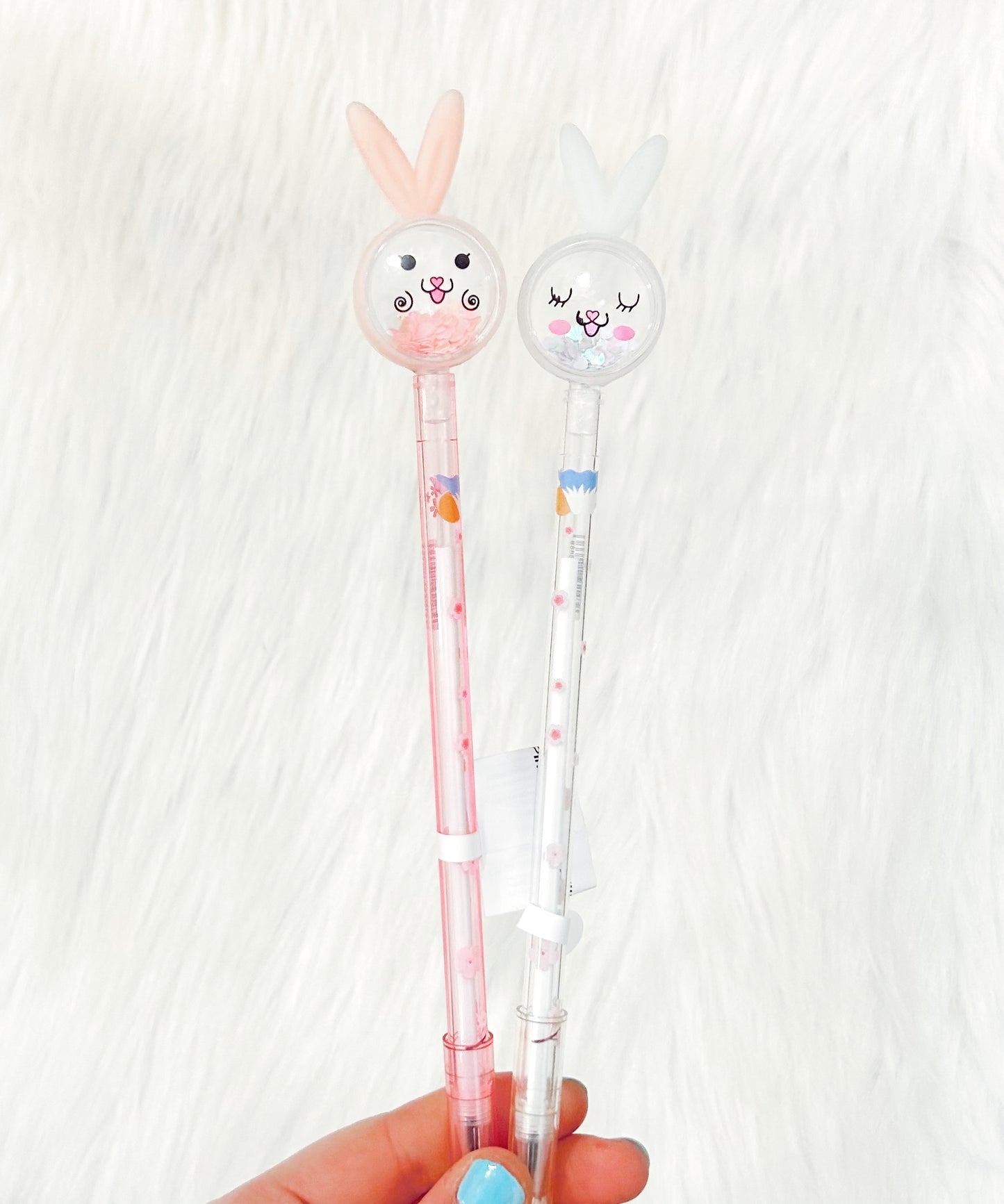 Glitter Bunny Ink Pen