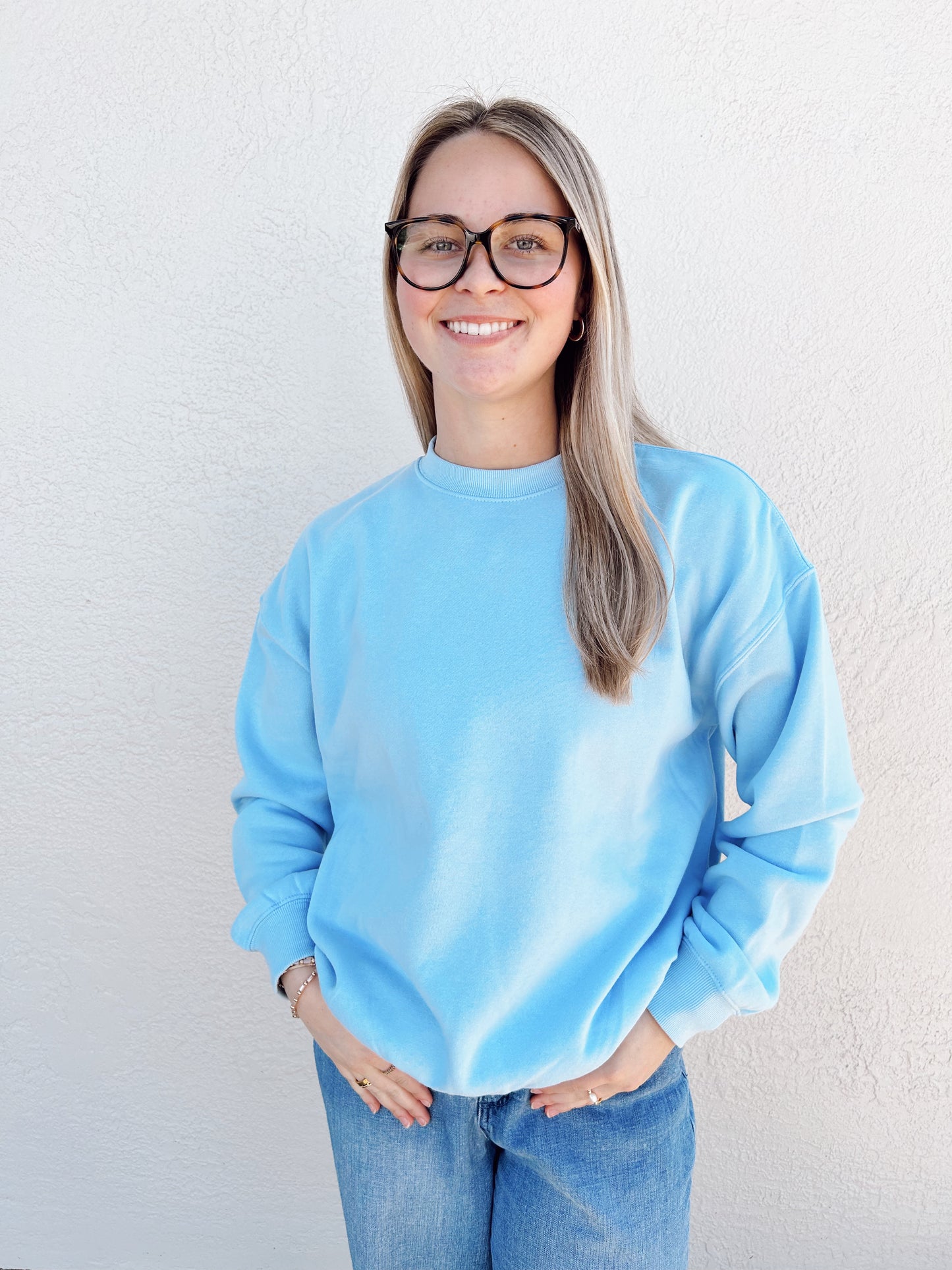 Relaxed Fit Crewneck Sweatshirt- T050