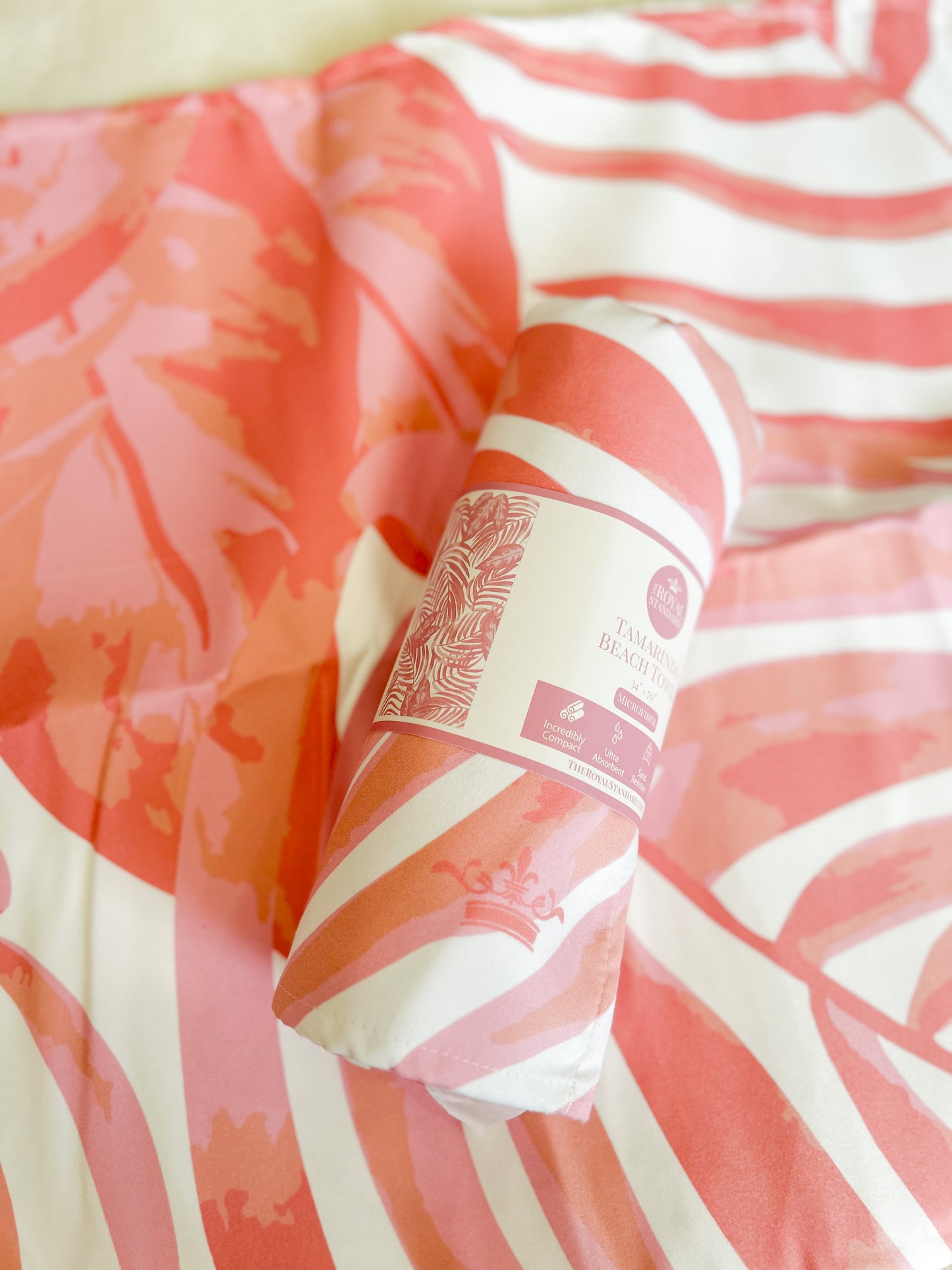 Tamarindo Beach Towel- Pink Lilly