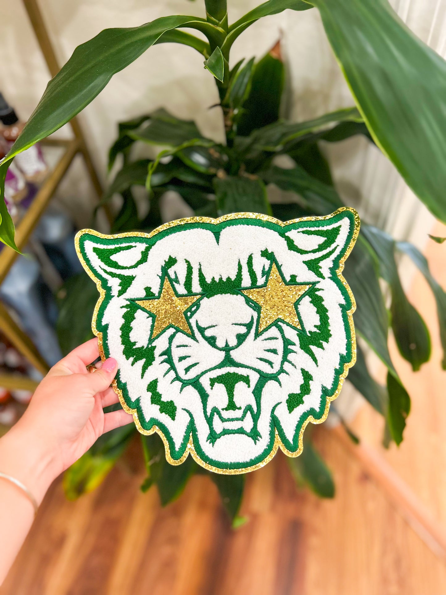 Patch-Bobcat Sequin Stars