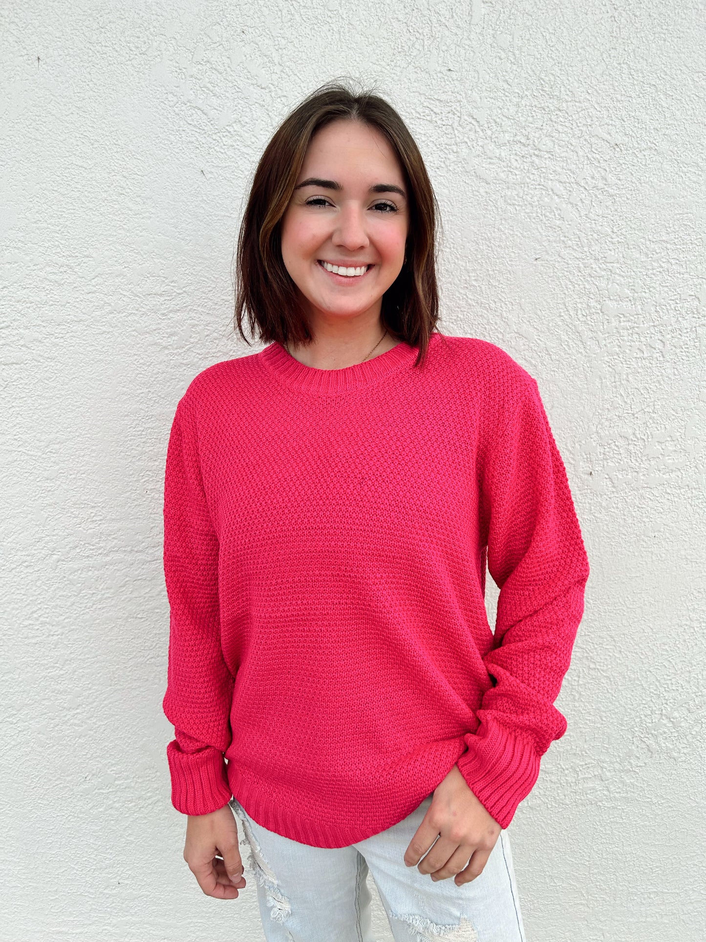 Fall In Love Round Neck Sweater