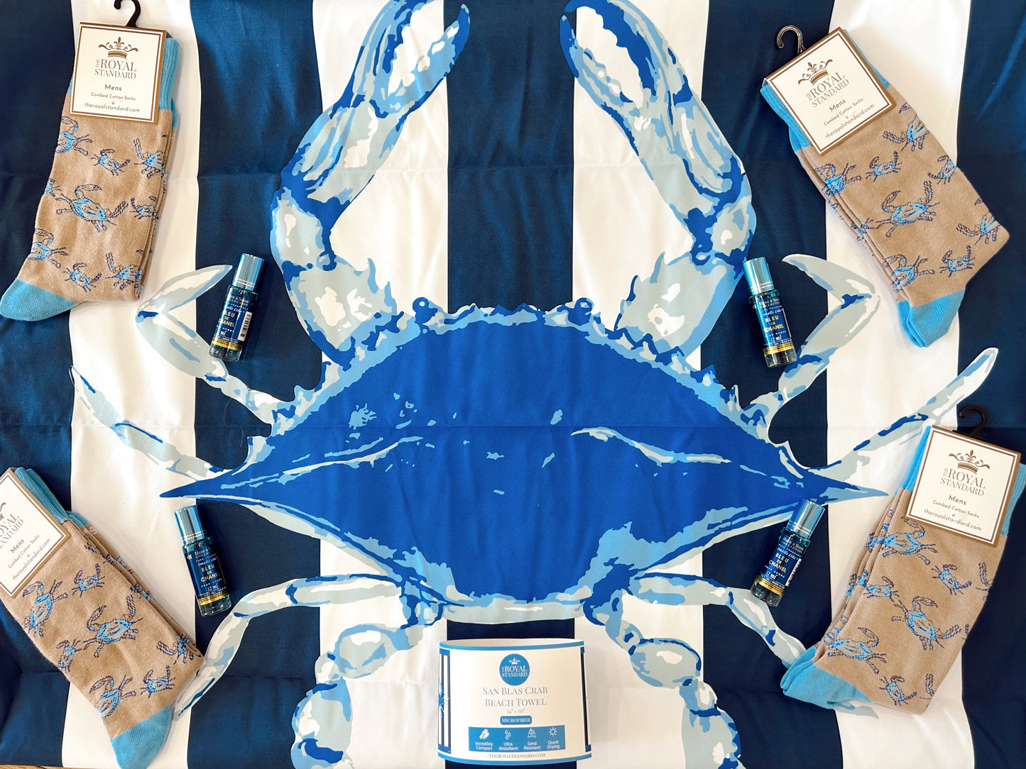 San Blas Crab Beach Towel