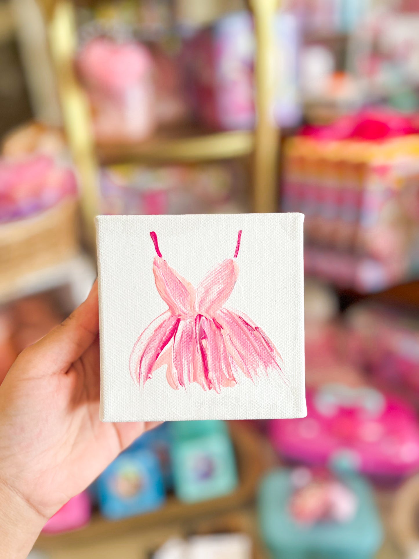 4x4 Ballerina Dress Canvas Art- 9
