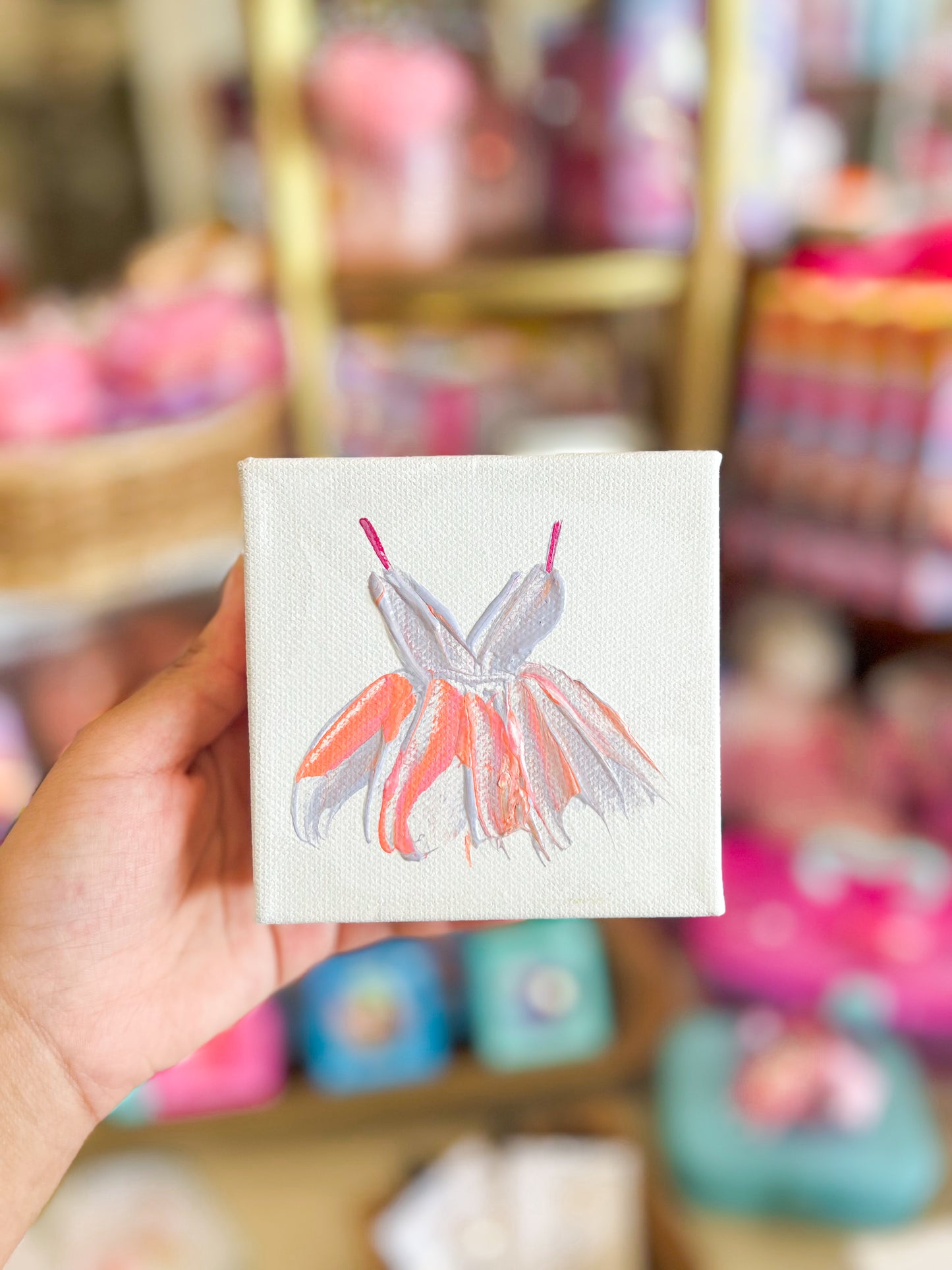 4x4 Ballerina Dress Canvas Art- 8