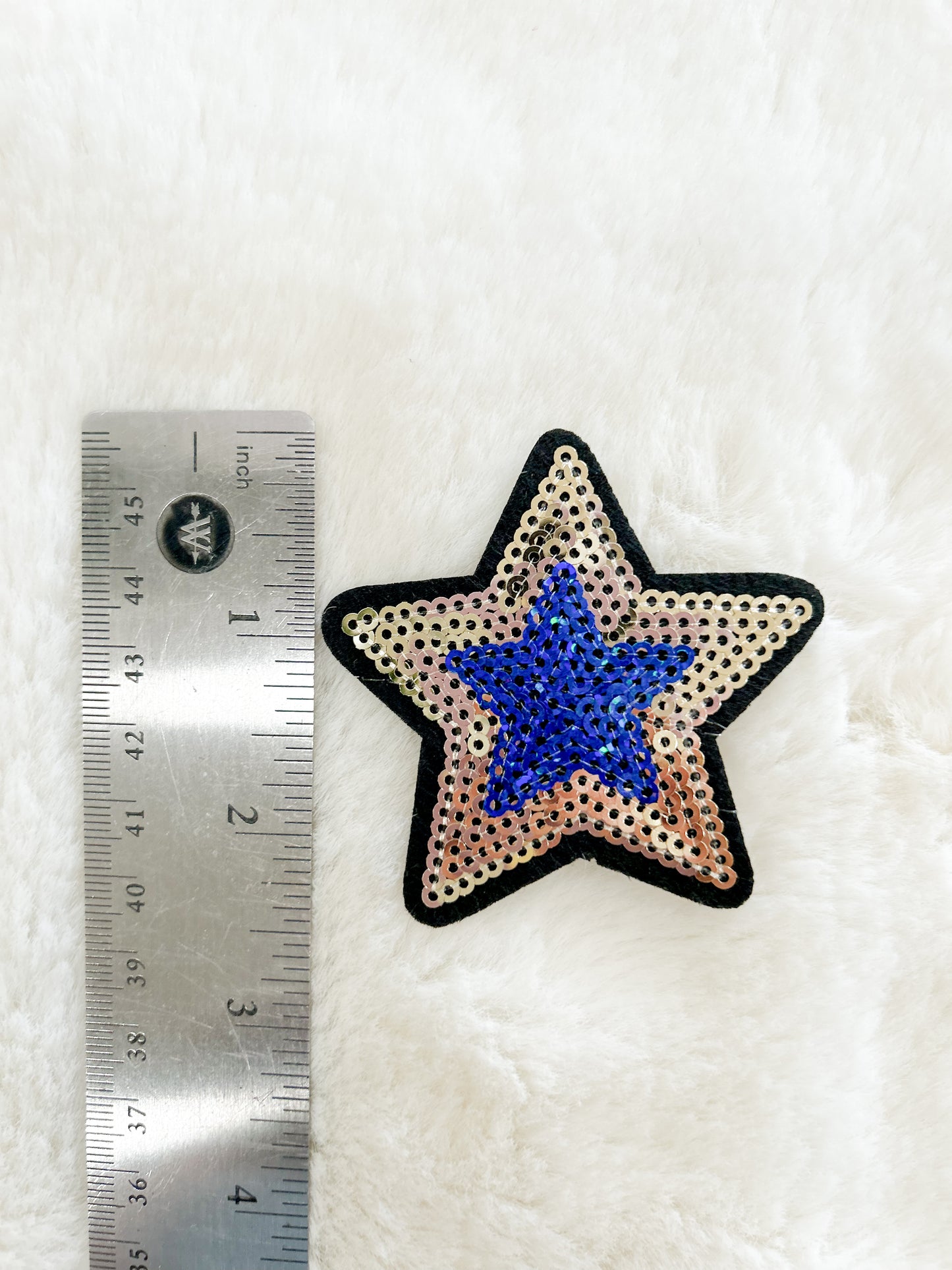 Patch-Small Royal/Silver Star