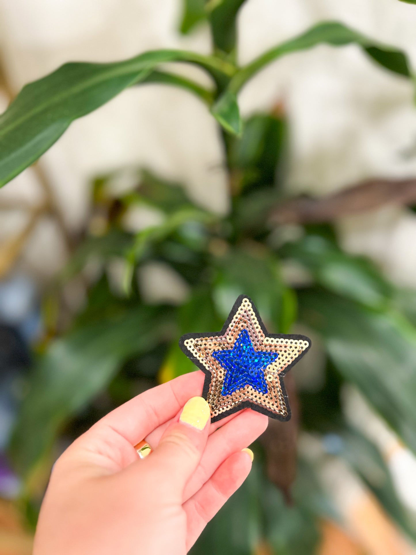 Patch-Small Royal/Silver Star