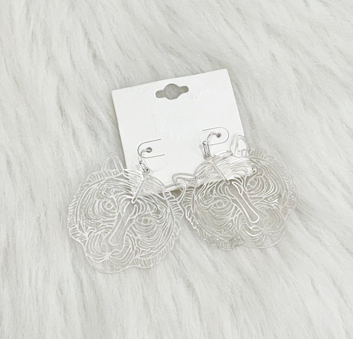 Sliver Lined Tiger Face