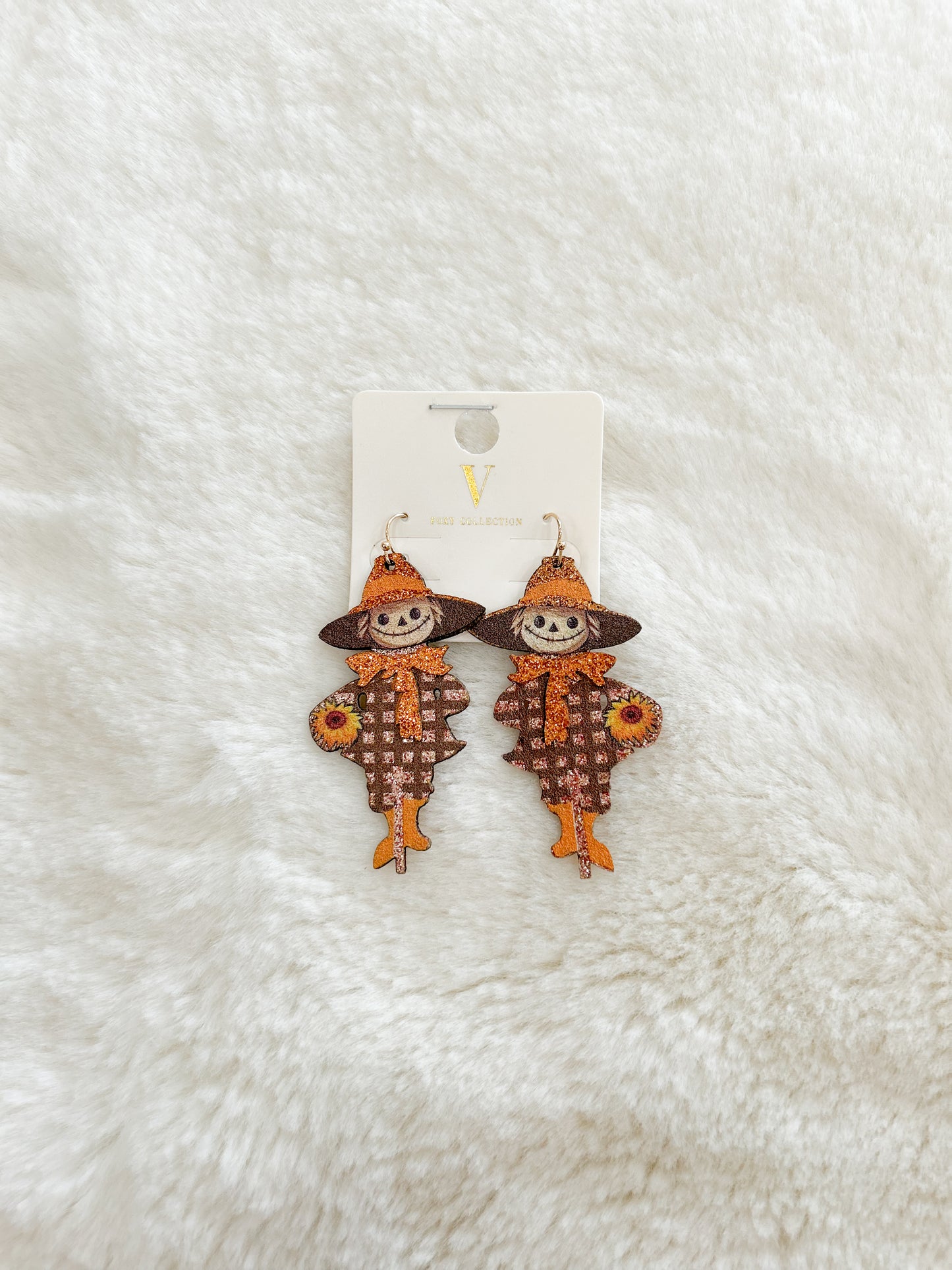 Not So Scary Scarecrow Dangle Earrings