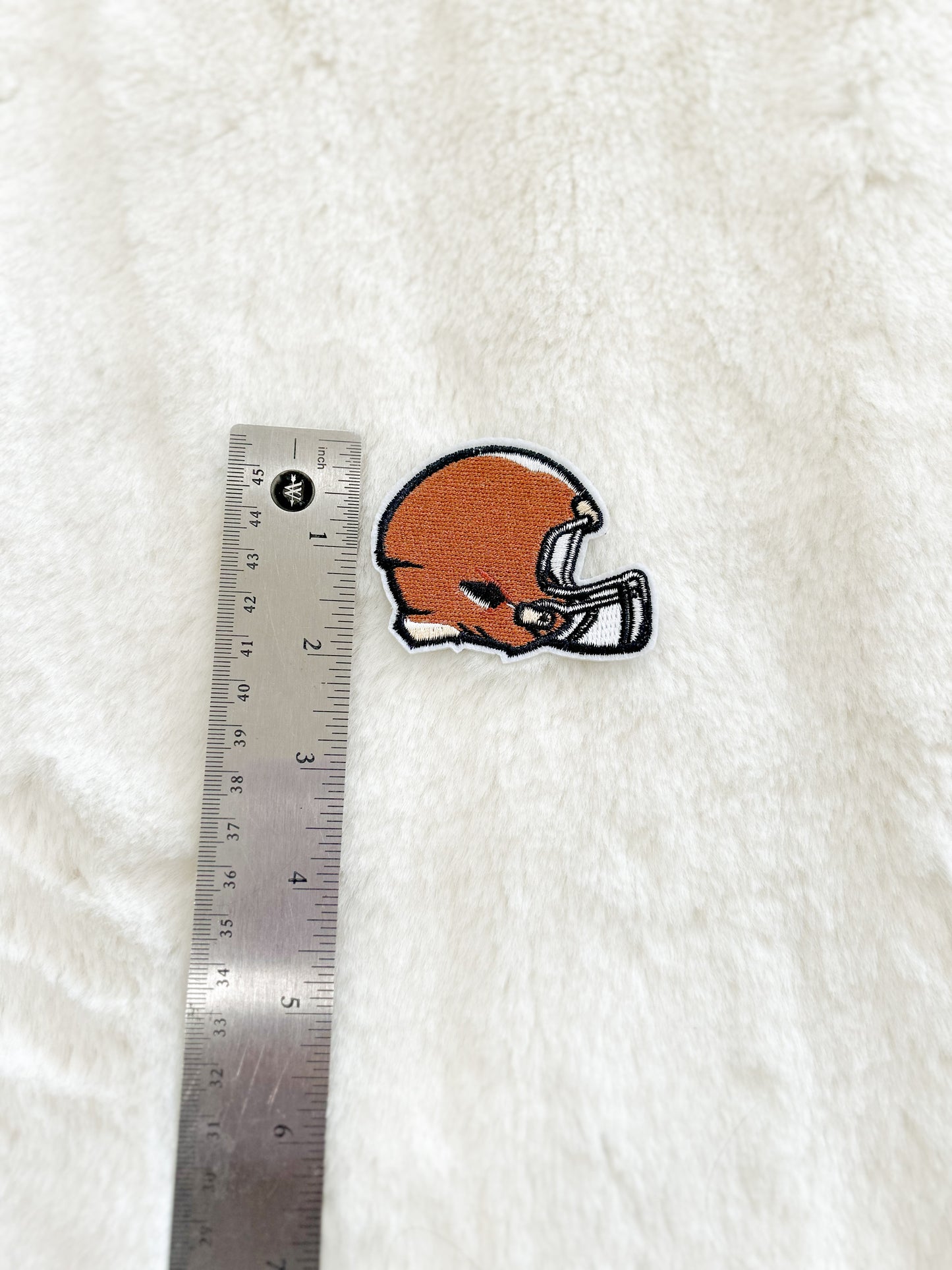 Patch-Mini Brown Football Helmet