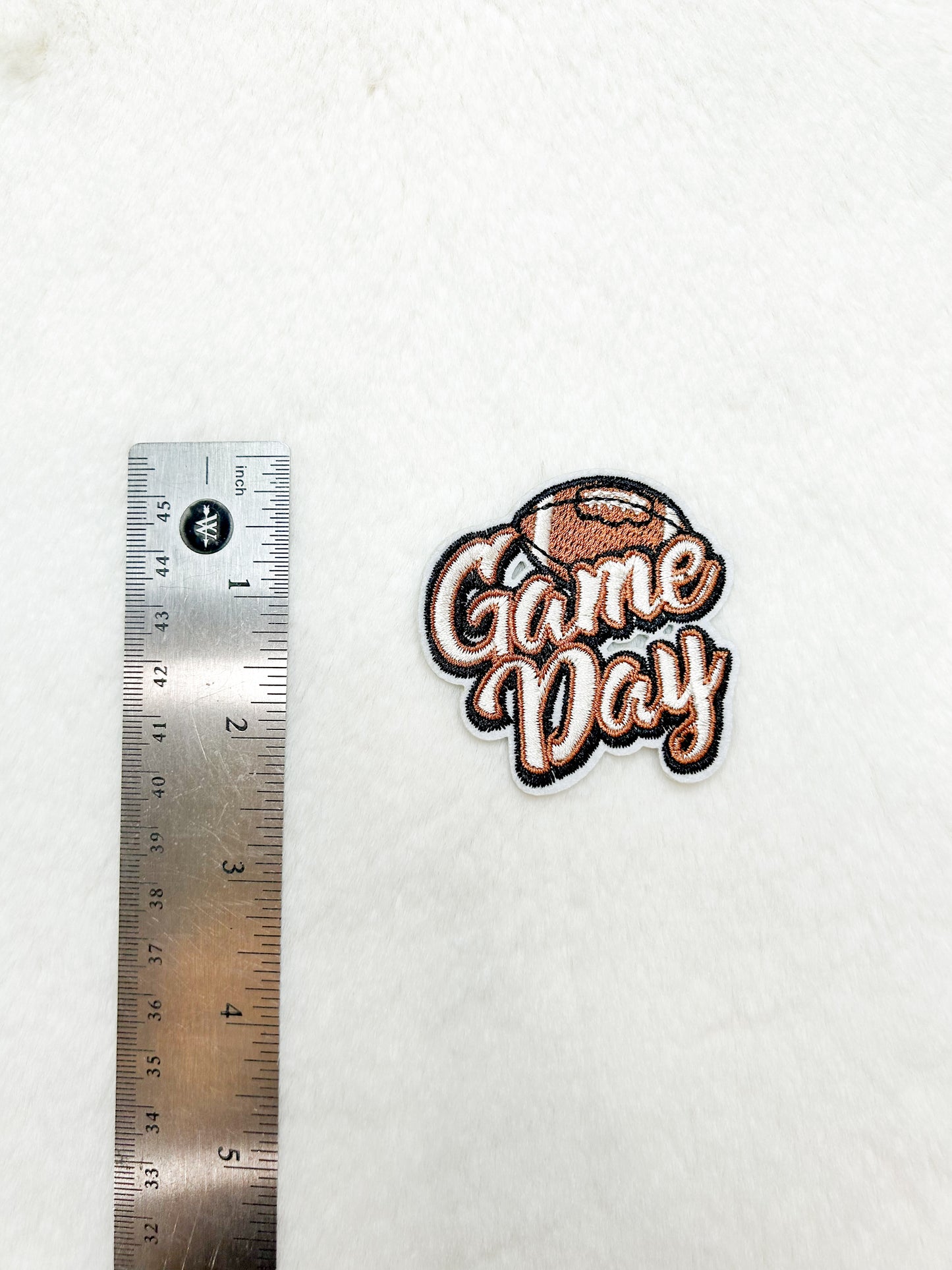 Patch-Mini Football Game Day Brown