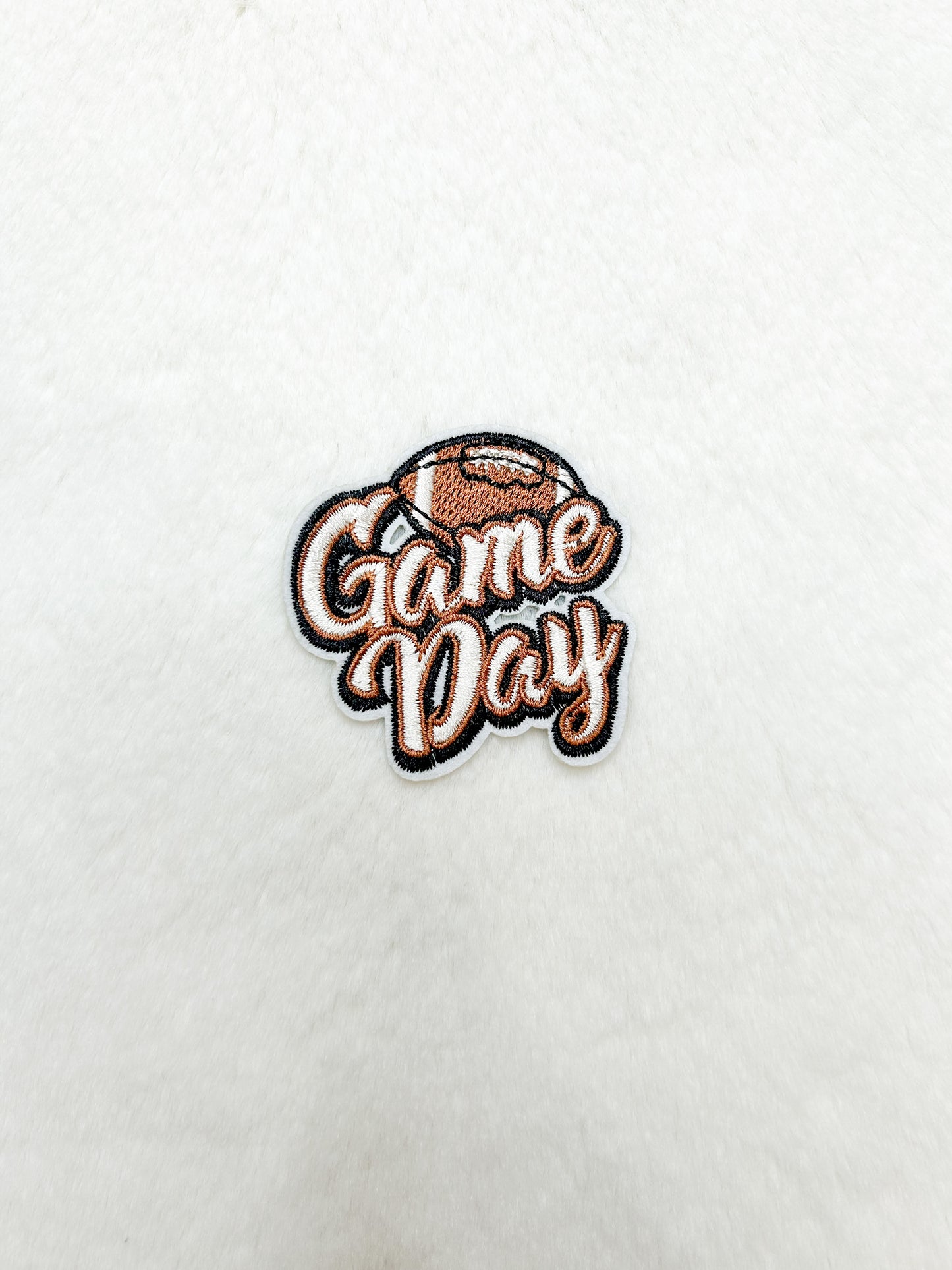 Patch-Mini Football Game Day Brown