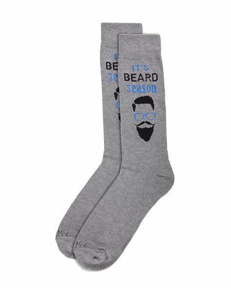 Men's It's Beard Season Crew Socks