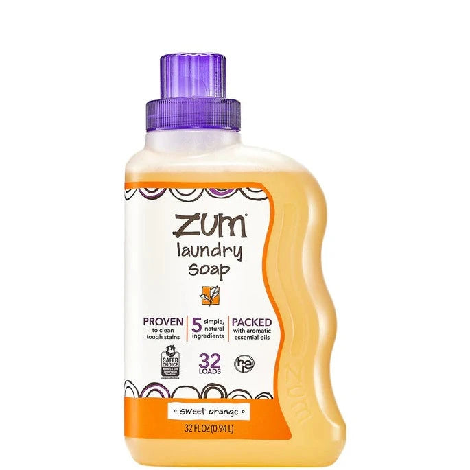 Sweet Orange 32 oz Zum Laundry Soap