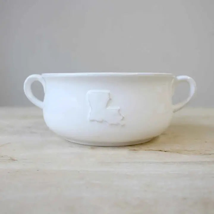 Louisiana Double Handle Bowl