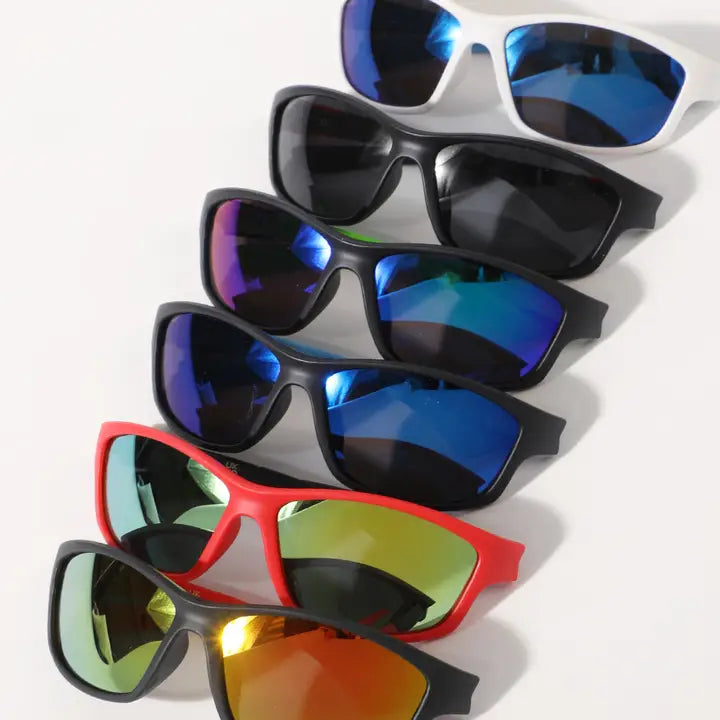 Kids Fashion Soild Colored Frame Tinted Lenses Sunglasses F120