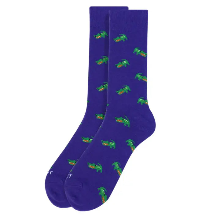 Men's Crocodile Novelty Socks