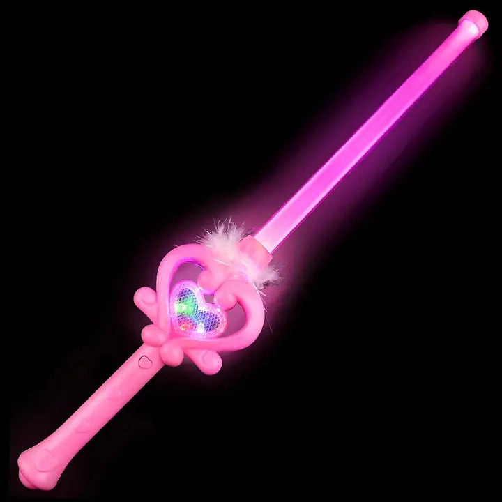 Light Up Princess Feather Wand