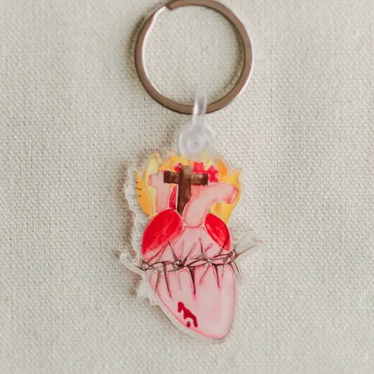 Emily S. Pitre Sacred Heart of Jesus Keychain