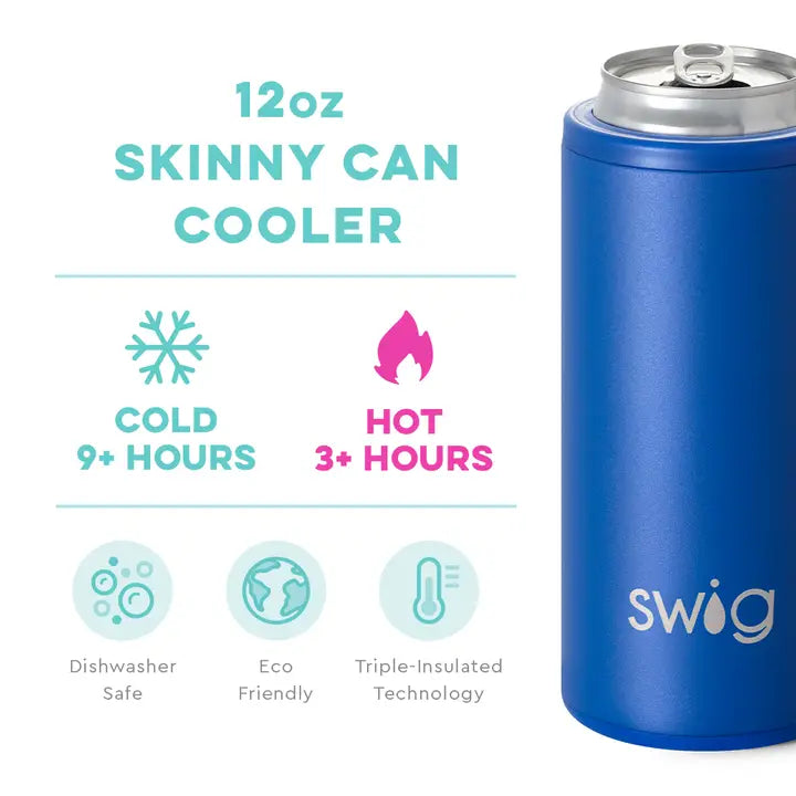 Swig 12oz Skinny Can Cooler- Royal
