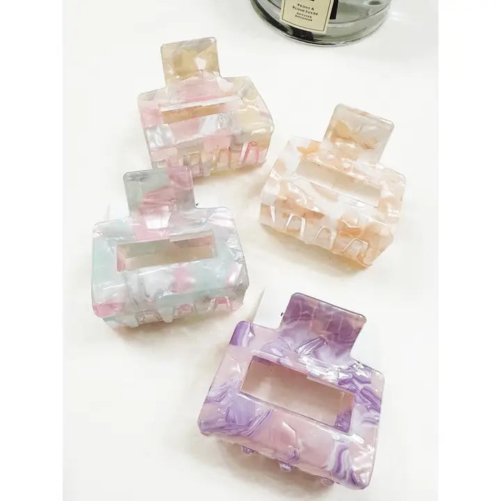 Marble Medium Hair Clip