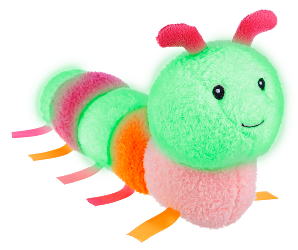 Baby Ganz 14" Glow Worm- Pink