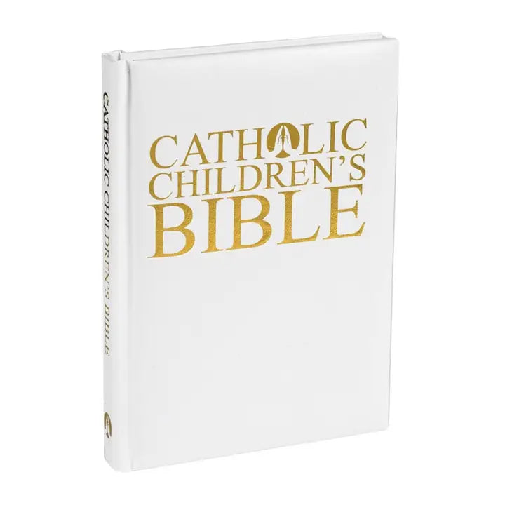 Catholic Children Bible-White