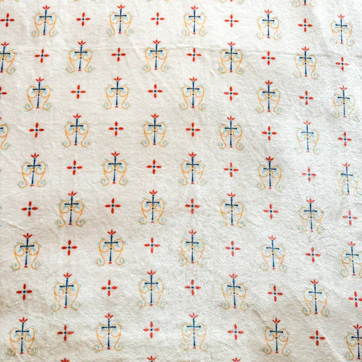 Marian Cross Blanket 30x40