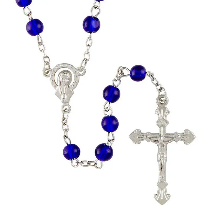 Royal Glass Bead Rosary