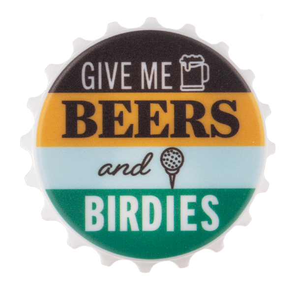 Golf Magnet Bottle Opener