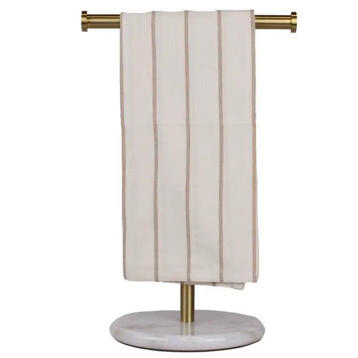 Danvers Hand Towels- Cream/Gray