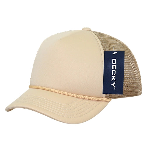 Youth Decky Solid Foam Trucker Hat