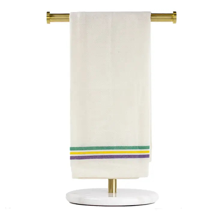 Mardi Gras Stripe Hand Towel