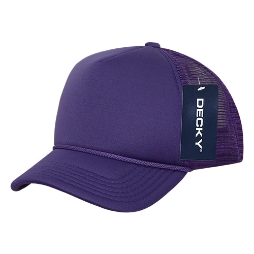Youth Decky Solid Foam Trucker Hat