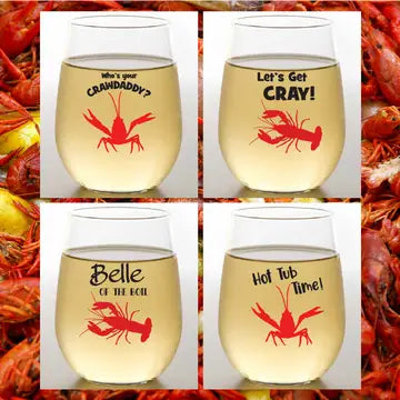 Get Cray SHatterproof Wine Glasses 4 Pack