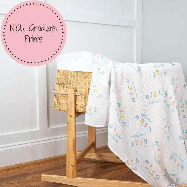 Lolly Banks NICU Graduate Baby Muslin Swaddle