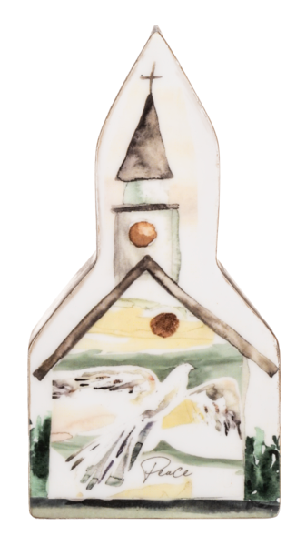 Watercolor Church Art Blocks