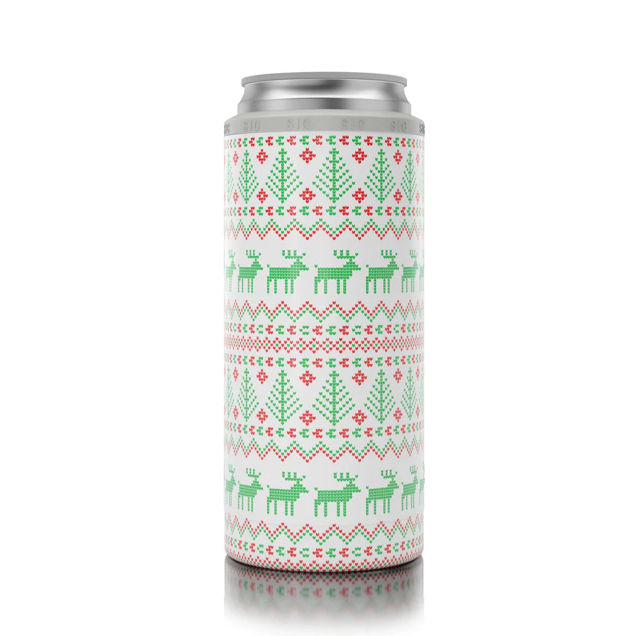 Sic Christmas Insulated Can Cooler