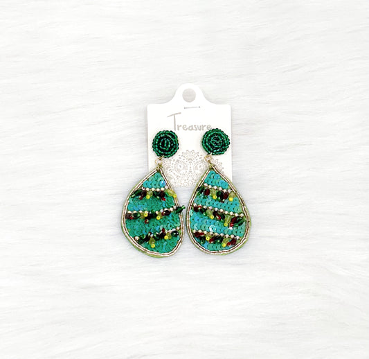 Christmas Light Earrings