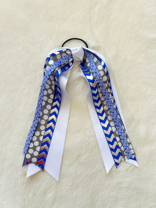 Touchdown Tassel Streamer Blue/White/Grey