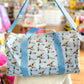 Stripe Strap Duck Duffle Bag