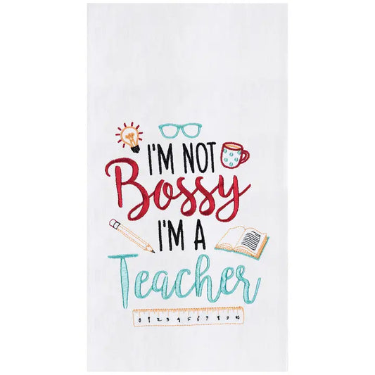 Bossy Teacher Kitchen Towel