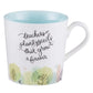Mug Blue/White Trees Teacher Plant Seeds