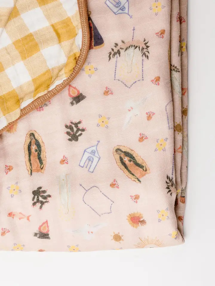 Pink Marian Deluxe Muslin Quilt