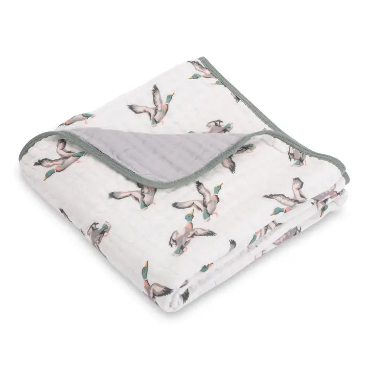 Lolly Banks Quackin' Up Toddler Muslin Blanket